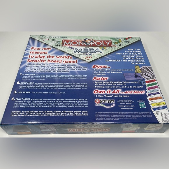 MONOPOLY: The MEGA Edition Board Game. NEW in Original Packaging. Hasbro - Picture 2 of 6